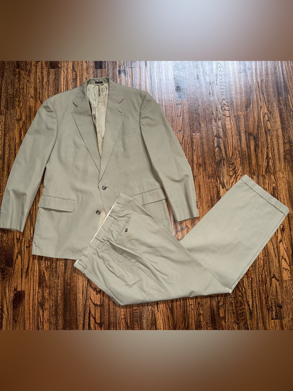 New Haven Shop Tailored Vintage 90s 2pc Suit Jacket & Pant Set ~44L / 36x32